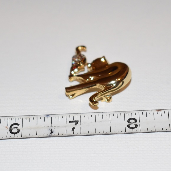 464. Vintage cat & mouse pin - Picture 8 of 8